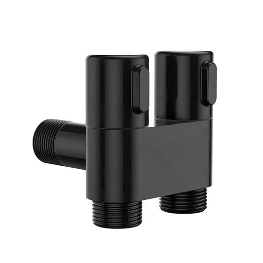 BIDERTON All-copper one-in-two-out angle valve with non-return function